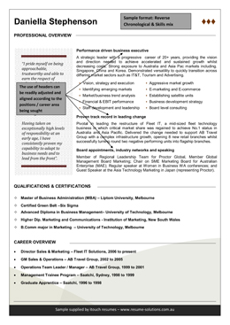 how to write a resume - professional resume sample thumb